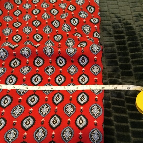 Tristan red geometric print maxi dress NWOT - Picture 10 of 13